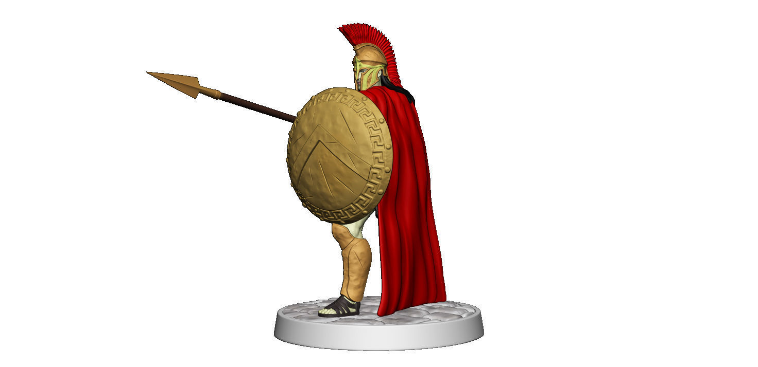 Spartan 4 Second set Medium spartan army 3D print model_18