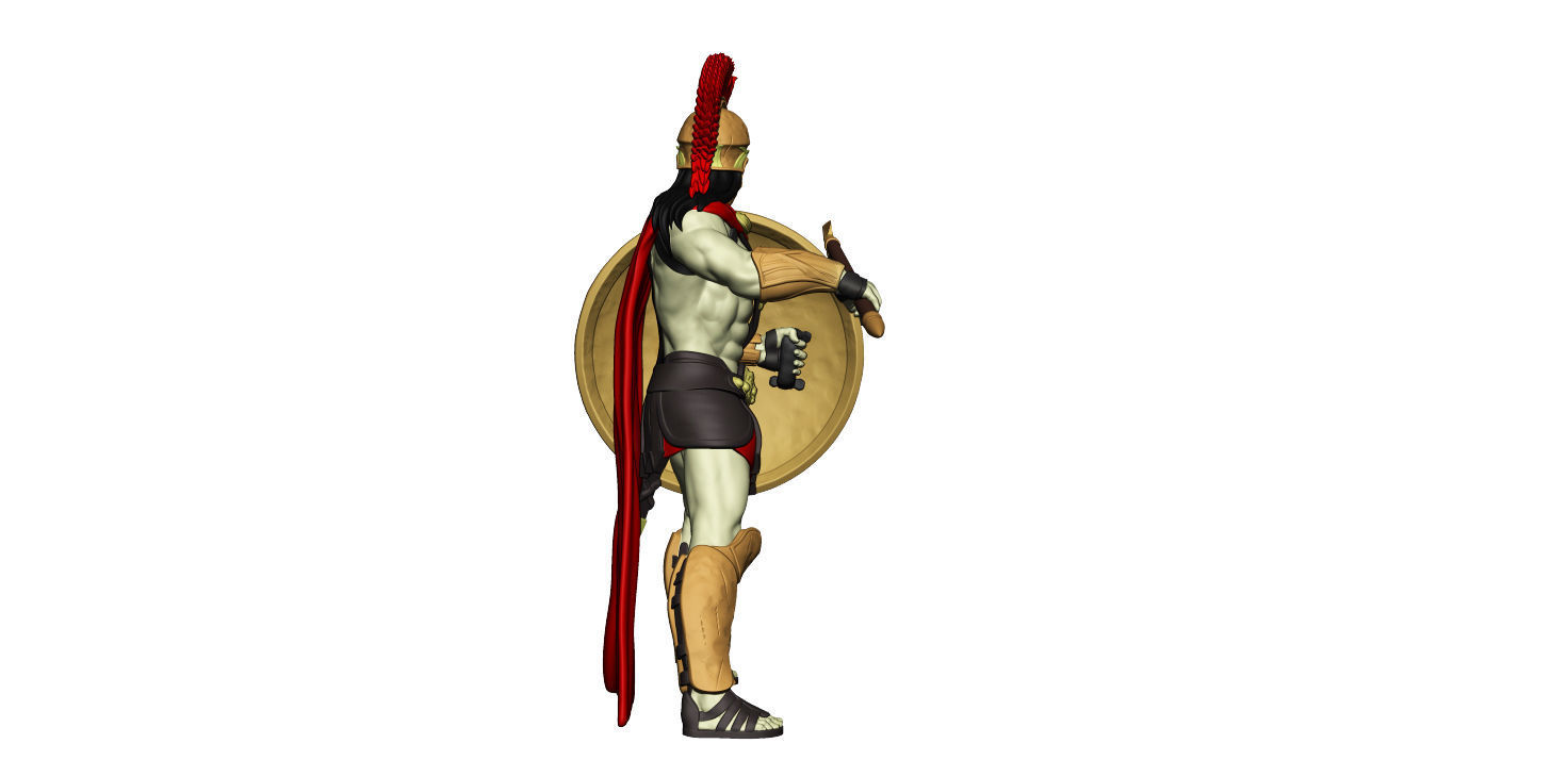 Spartan 4 Second set Medium spartan army 3D print model_17