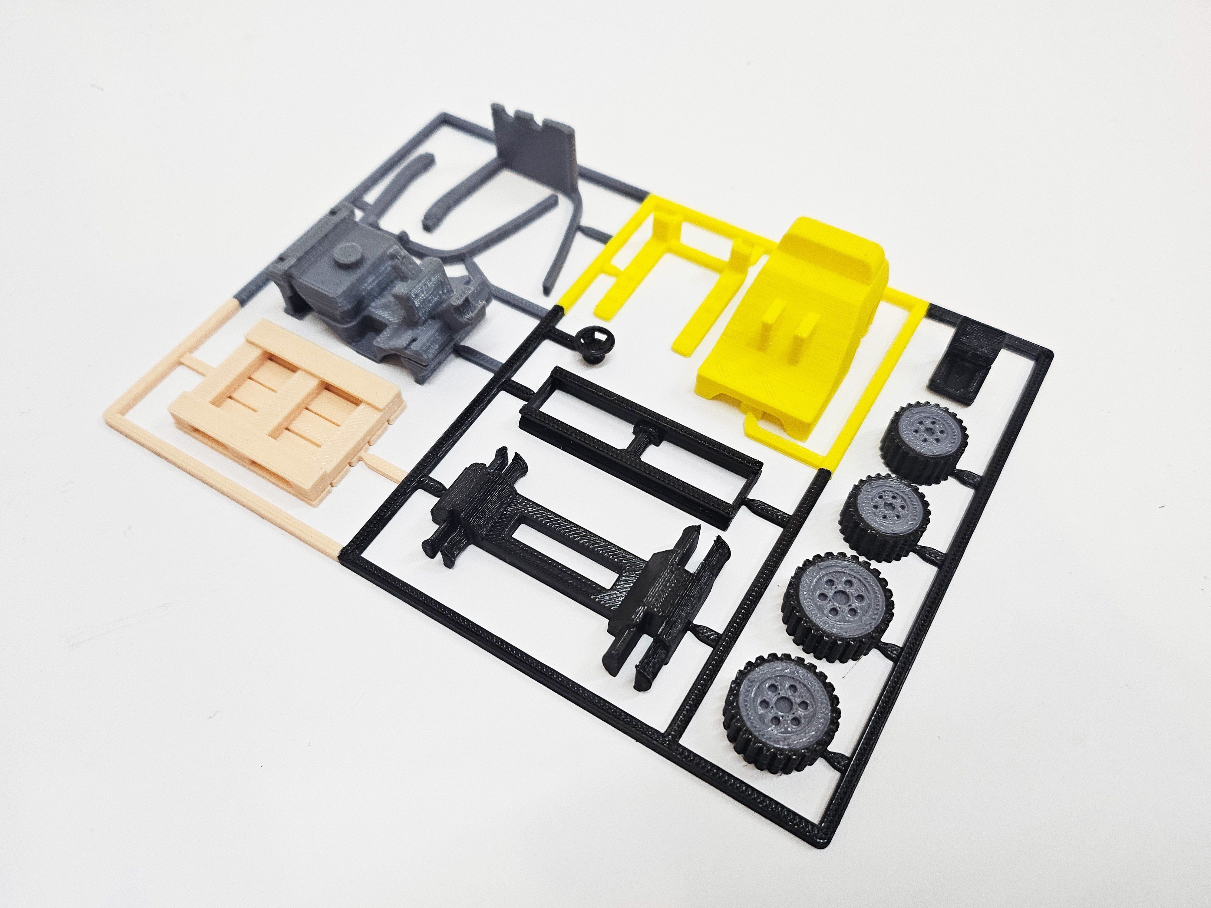 Forklift Kit Card with Palette 3D print model_4