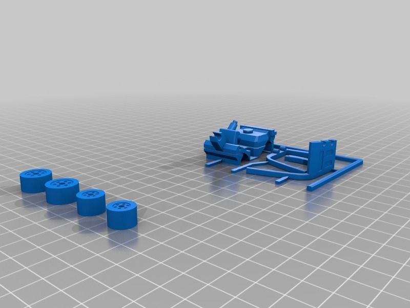 Forklift Kit Card with Palette 3D print model_5