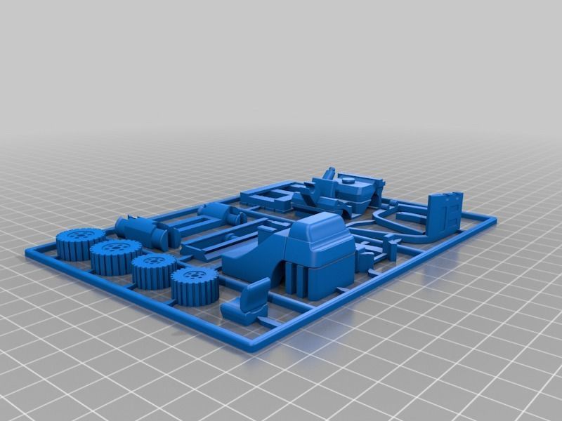 Forklift Kit Card with Palette 3D print model_10