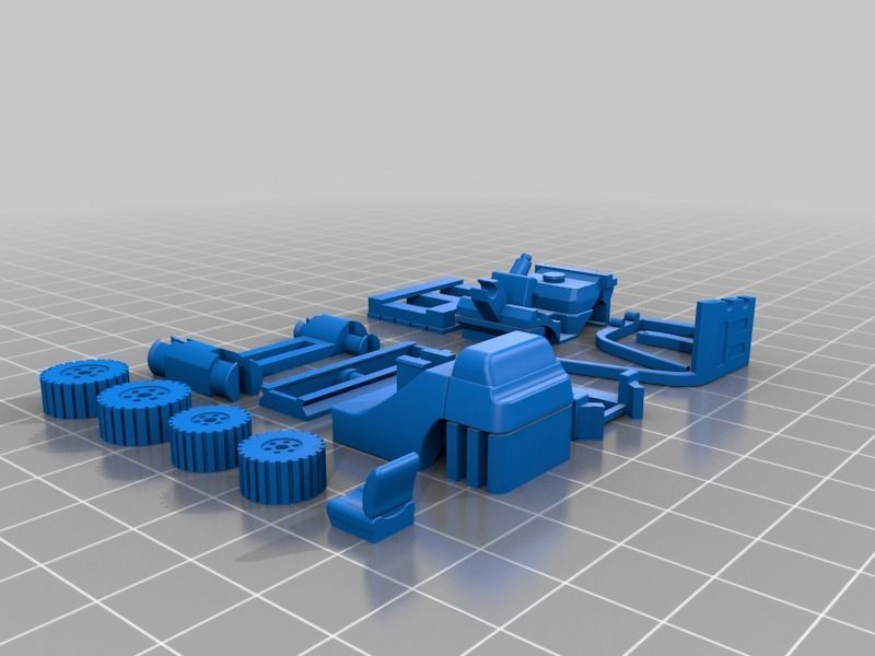 Forklift Kit Card with Palette 3D print model_6