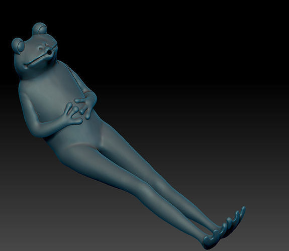 Frog Incense Burner 3D print model