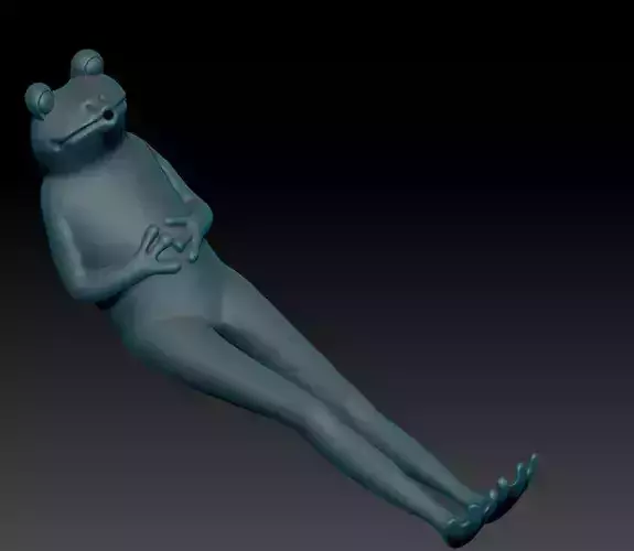 Frog Incense Burner 3D print model