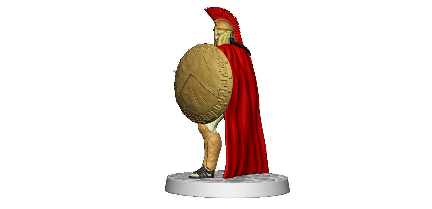 Spartan 5 Second set Medium spartan army 3D print model_20