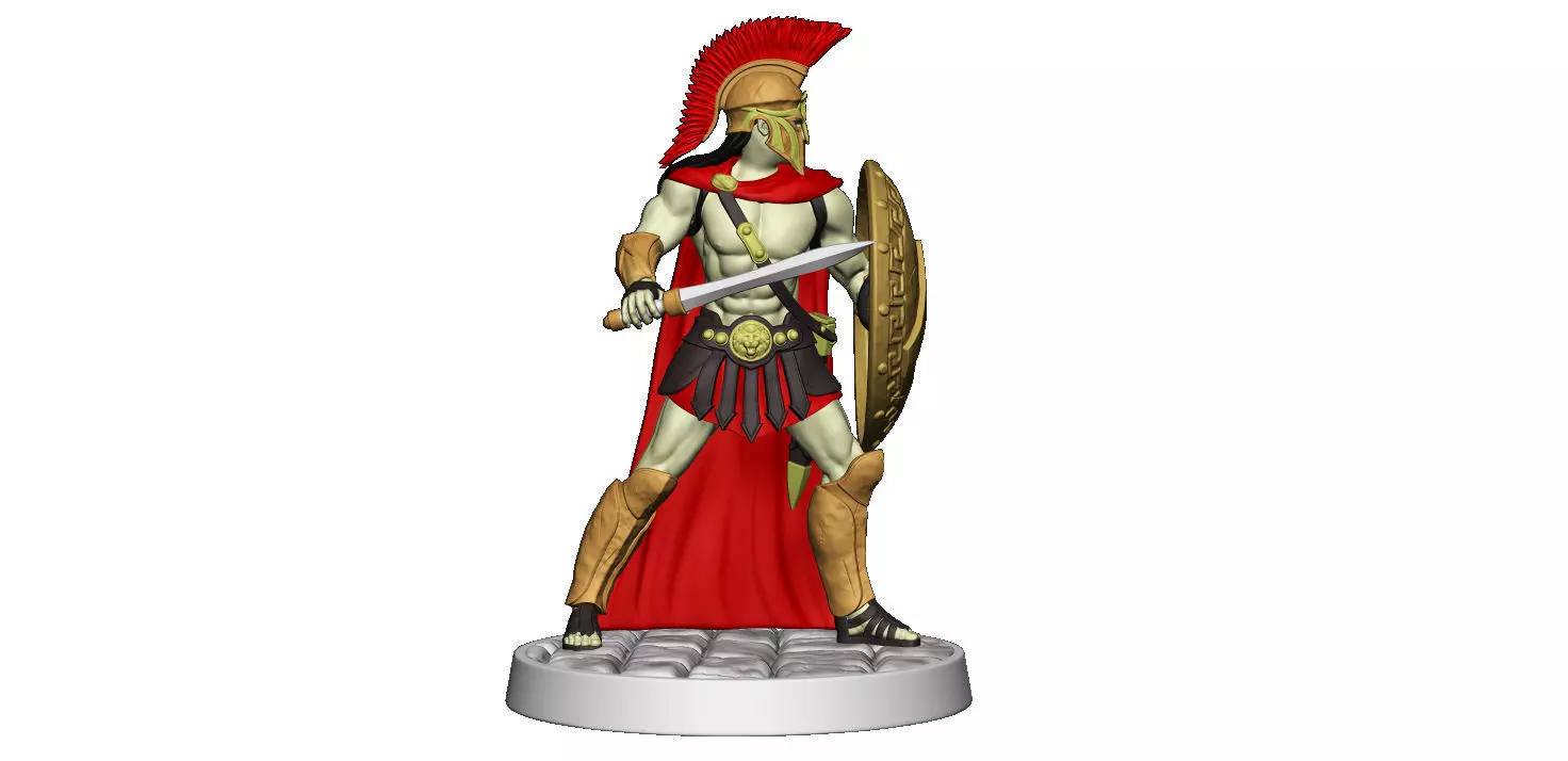 Spartan 5 Second set Medium spartan army 3D print model_0