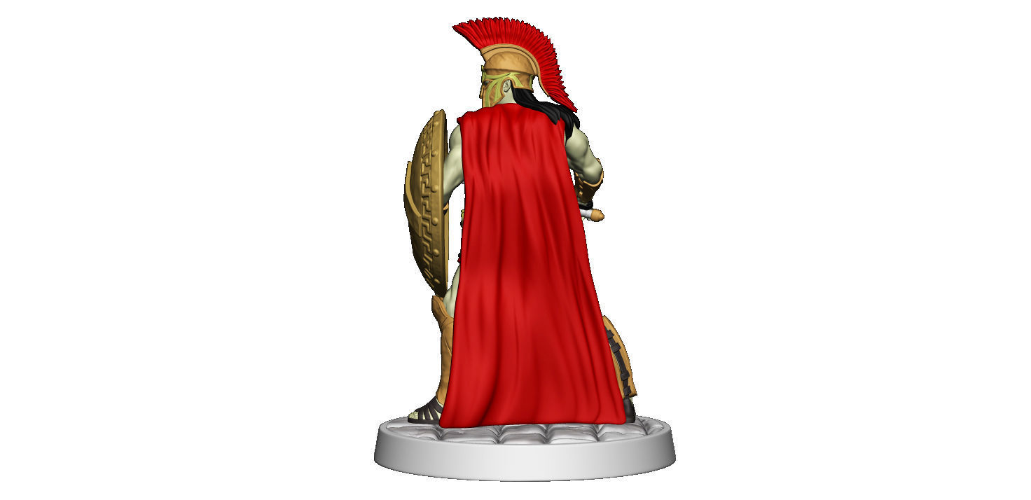 Spartan 5 Second set Medium spartan army 3D print model_24