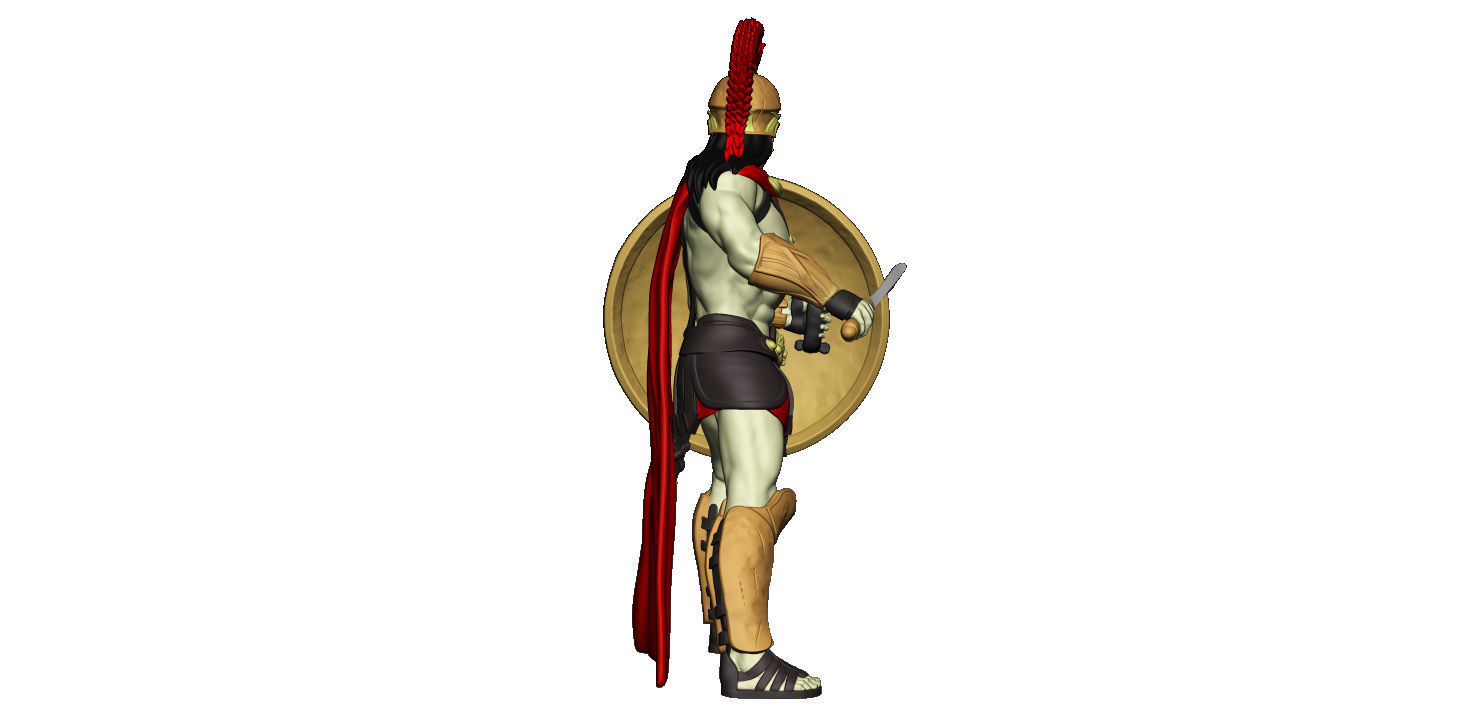 Spartan 5 Second set Medium spartan army 3D print model_13