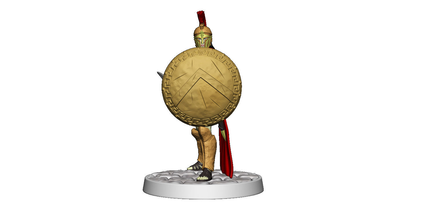 Spartan 5 Second set Medium spartan army 3D print model_19