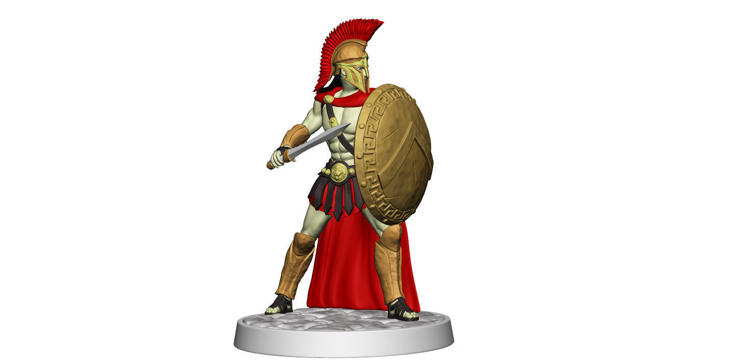 Spartan 5 Second set Medium spartan army 3D print model_21