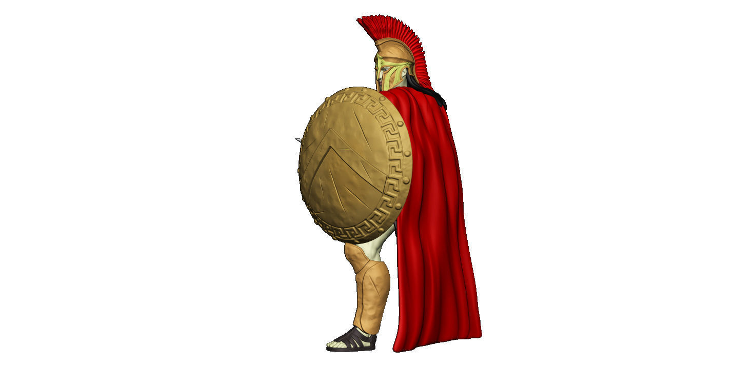 Spartan 5 Second set Medium spartan army 3D print model_18