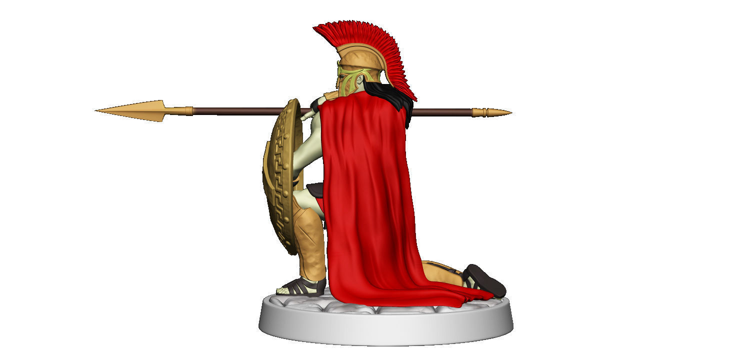 Spartan 6 Second set Medium spartan army 3D print model_23