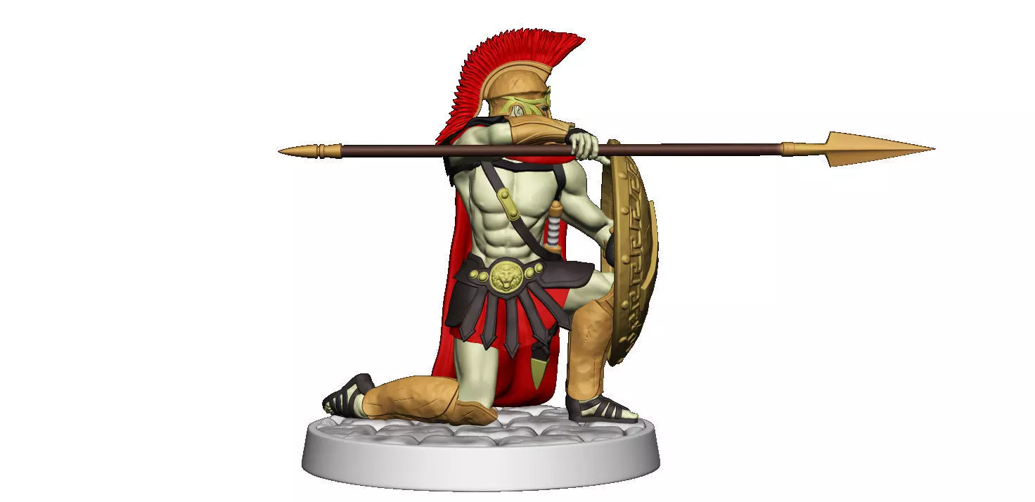 Spartan 6 Second set Medium spartan army 3D print model_0