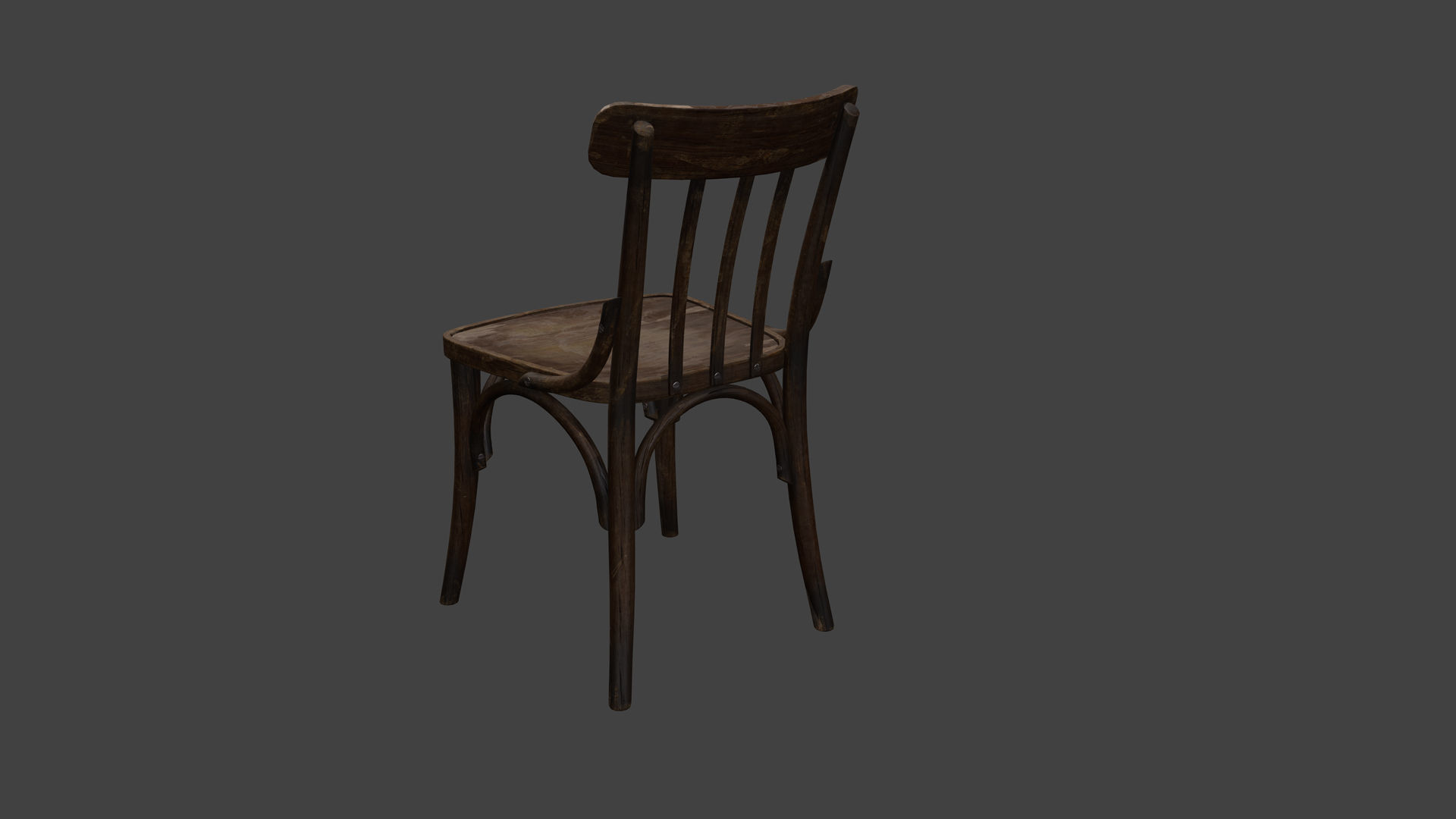 Thonet 3D model Low-poly 3D model_4