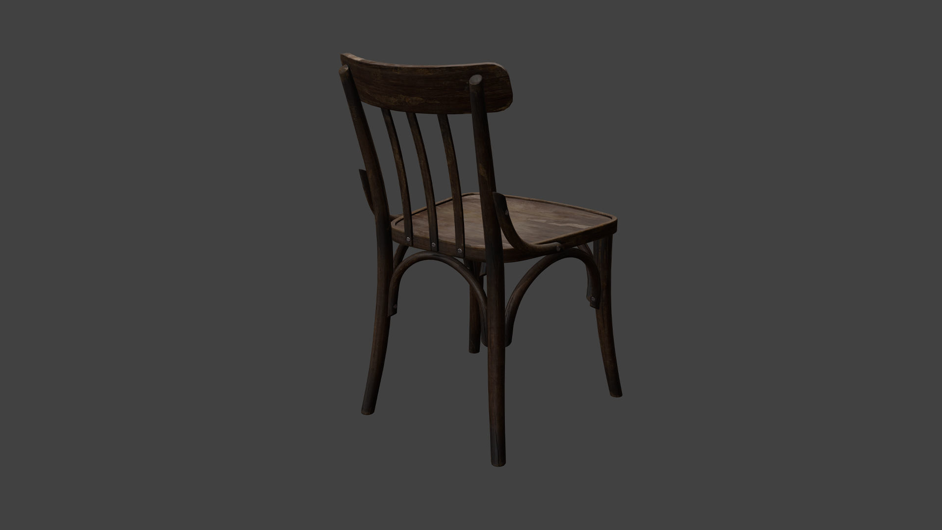 Thonet 3D model Low-poly 3D model_3