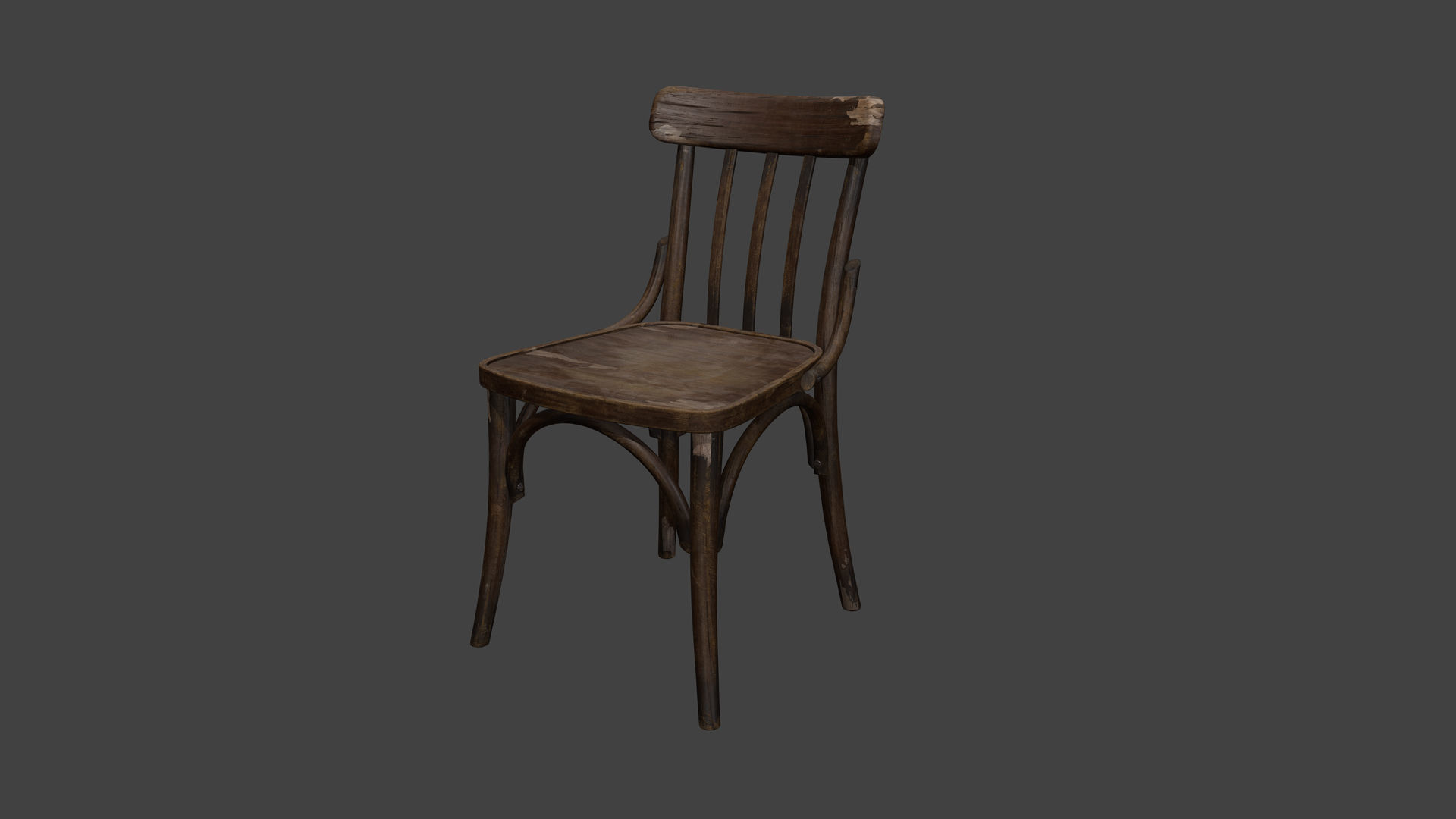 Thonet 3D model Low-poly 3D model_1