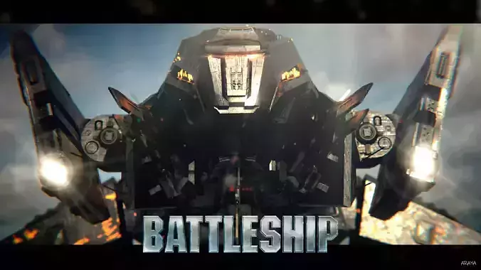 Battleship SpaceShip Release