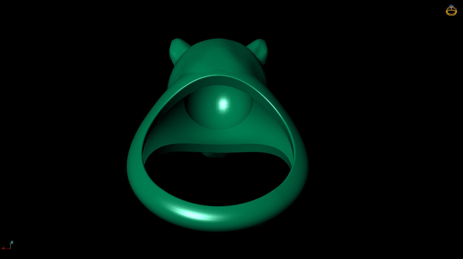 Black Panther Ring 3D print model_15