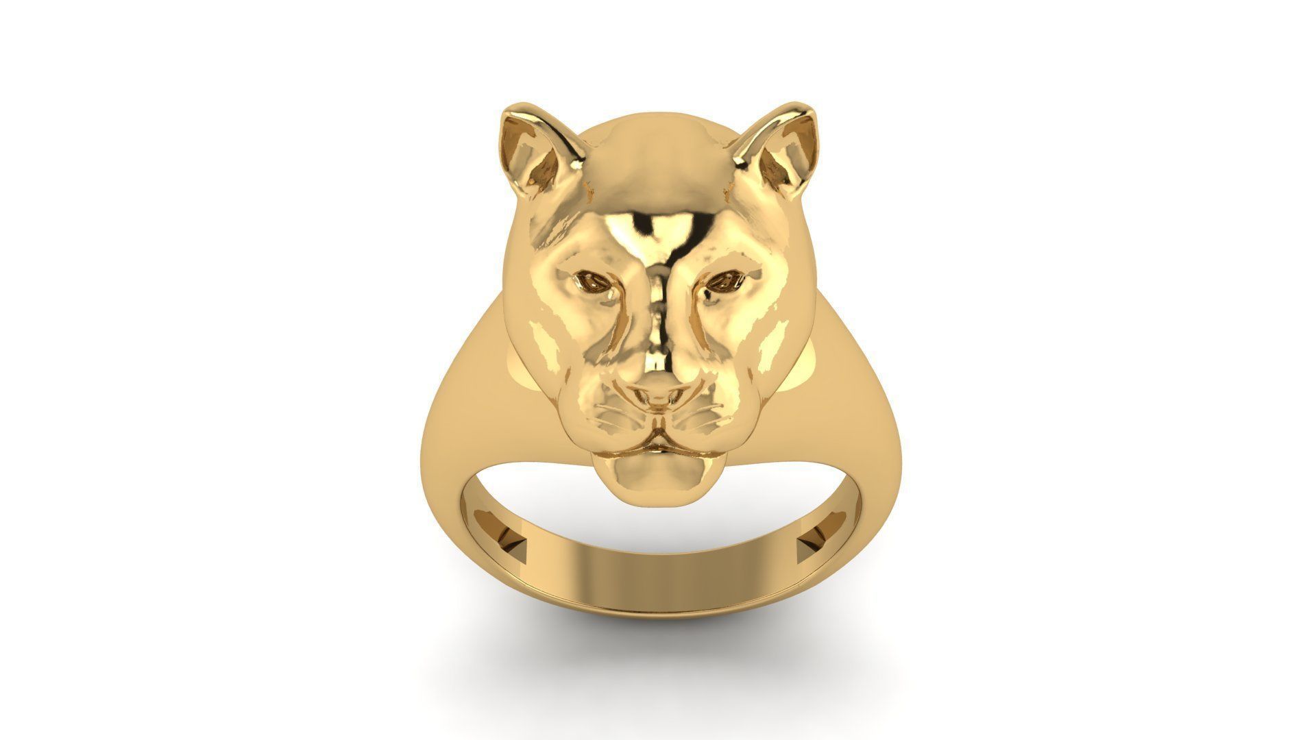 Black Panther Ring 3D print model_1