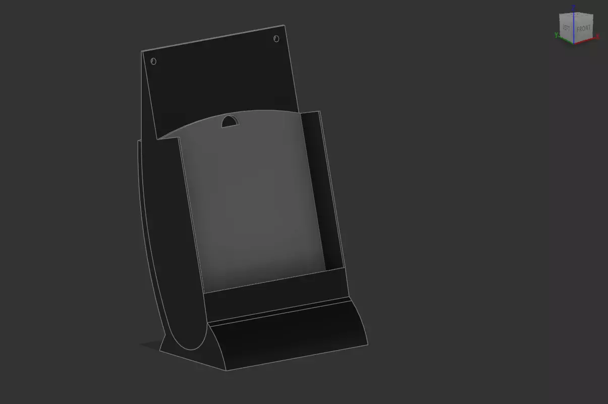 Smart Phone Mount with Wireless charging Capabilities 3D print model