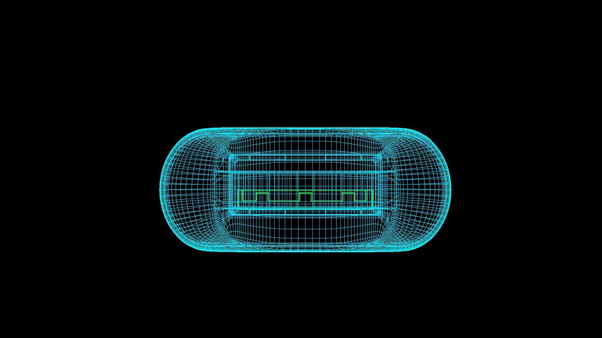 Pendrive Low-poly 3D model_5