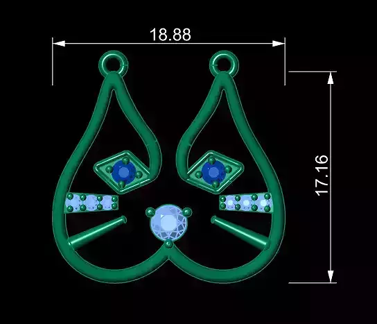 Cat medal 3D model 3D printable