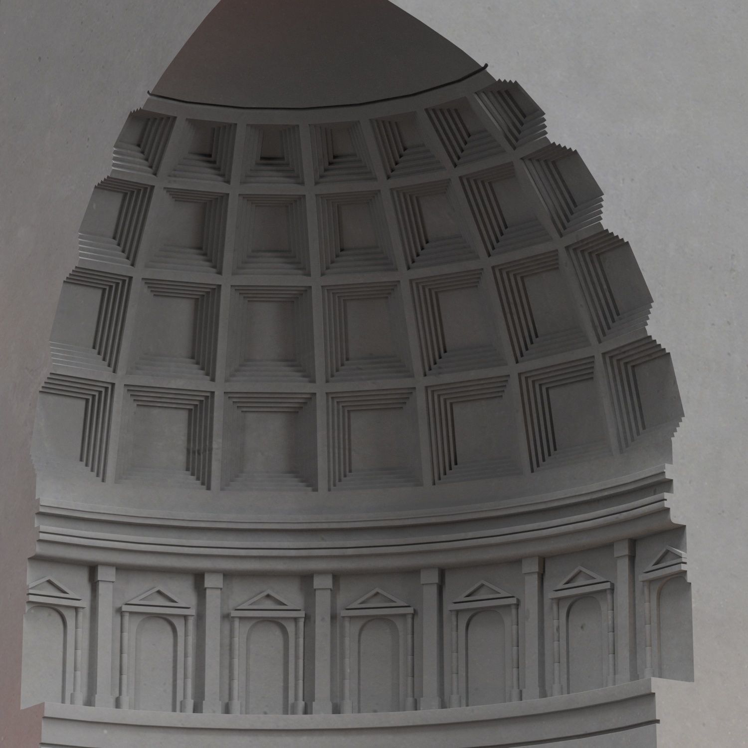 Decorative set - Pantheon 3D model_6