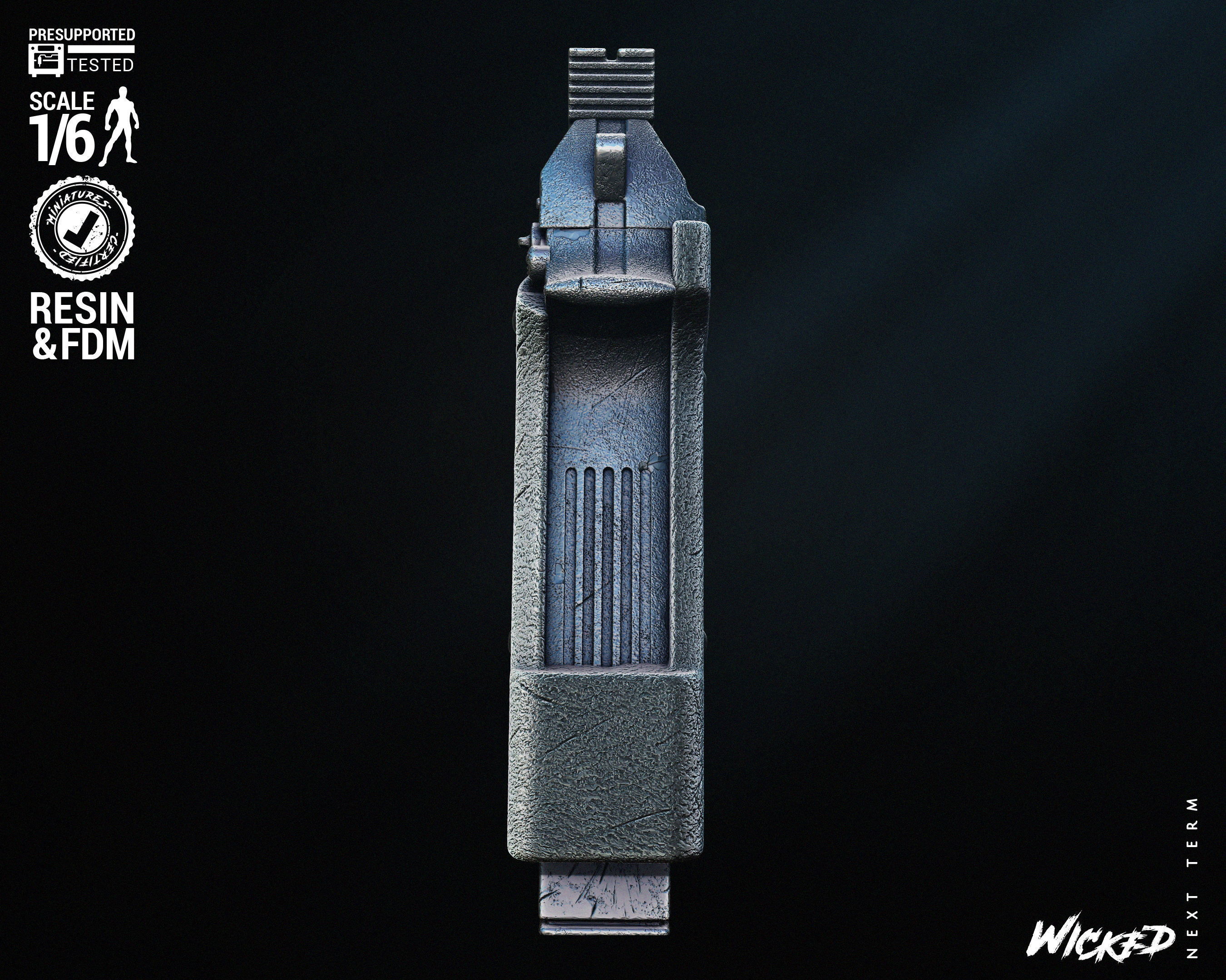 Wicked Movies Robocop Gun Tested for 3D printing 3D print model_39