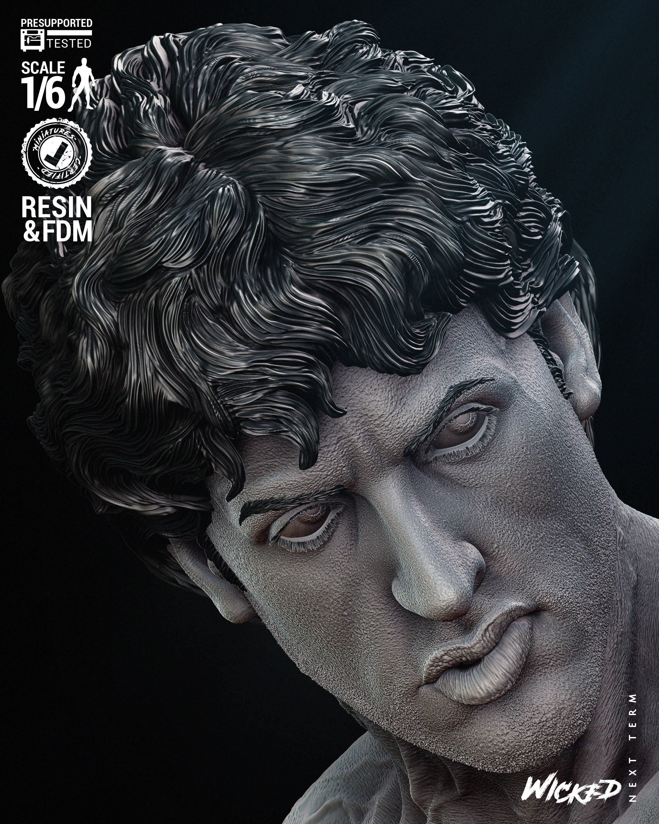 Wicked Movies Rocky Sculpture Tested for 3D printing 3D print model_33