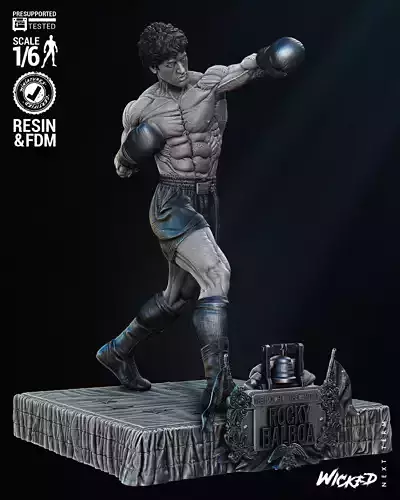 Wicked Movies Rocky Sculpture Tested for 3D printing 3D print model