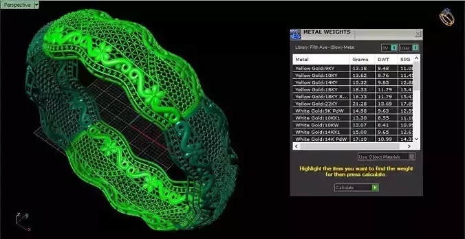 5 Big Bangles 3D print model
