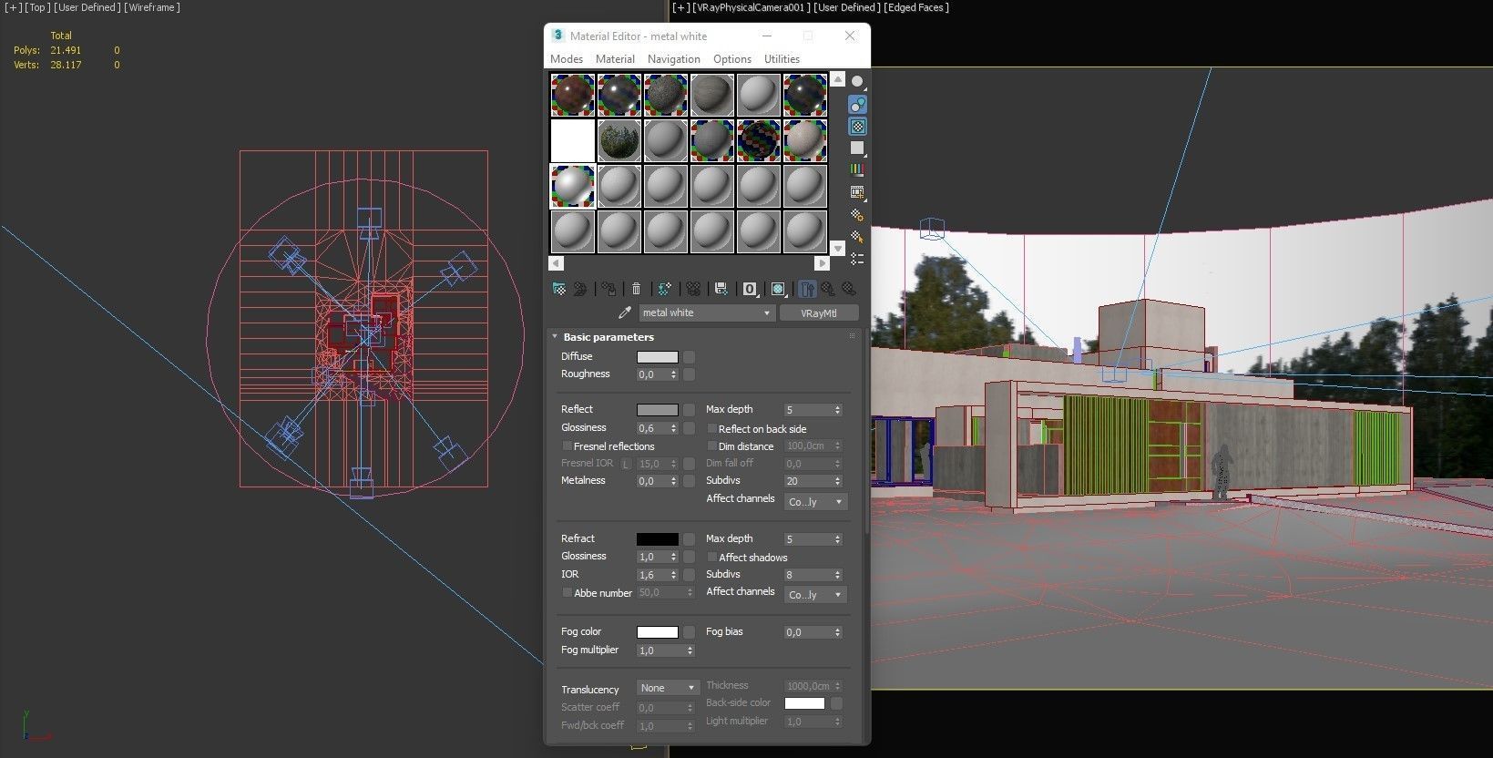 Modern House -G 3D model_12