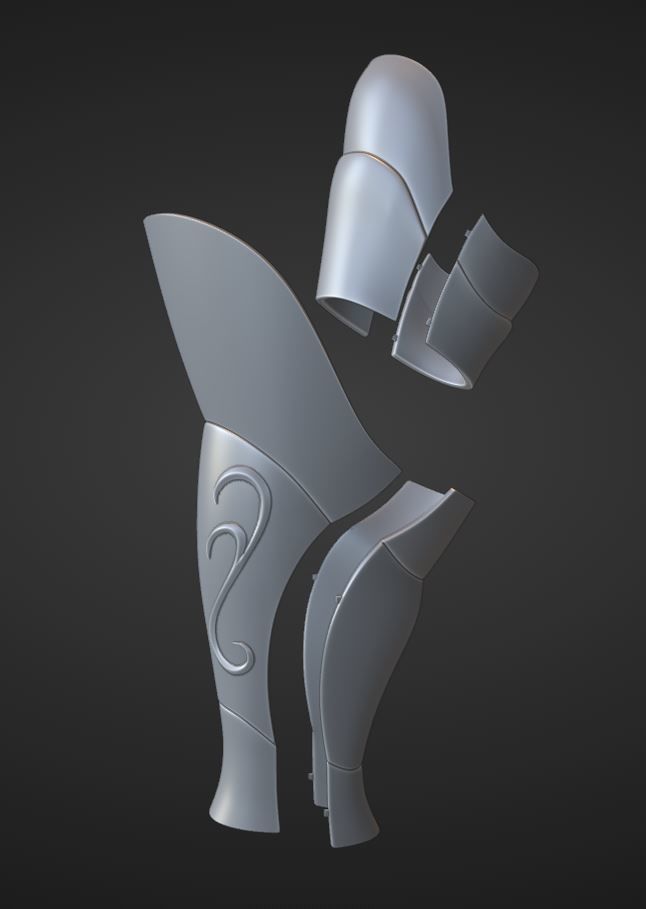 Armadura de Geminis 3D print model_11