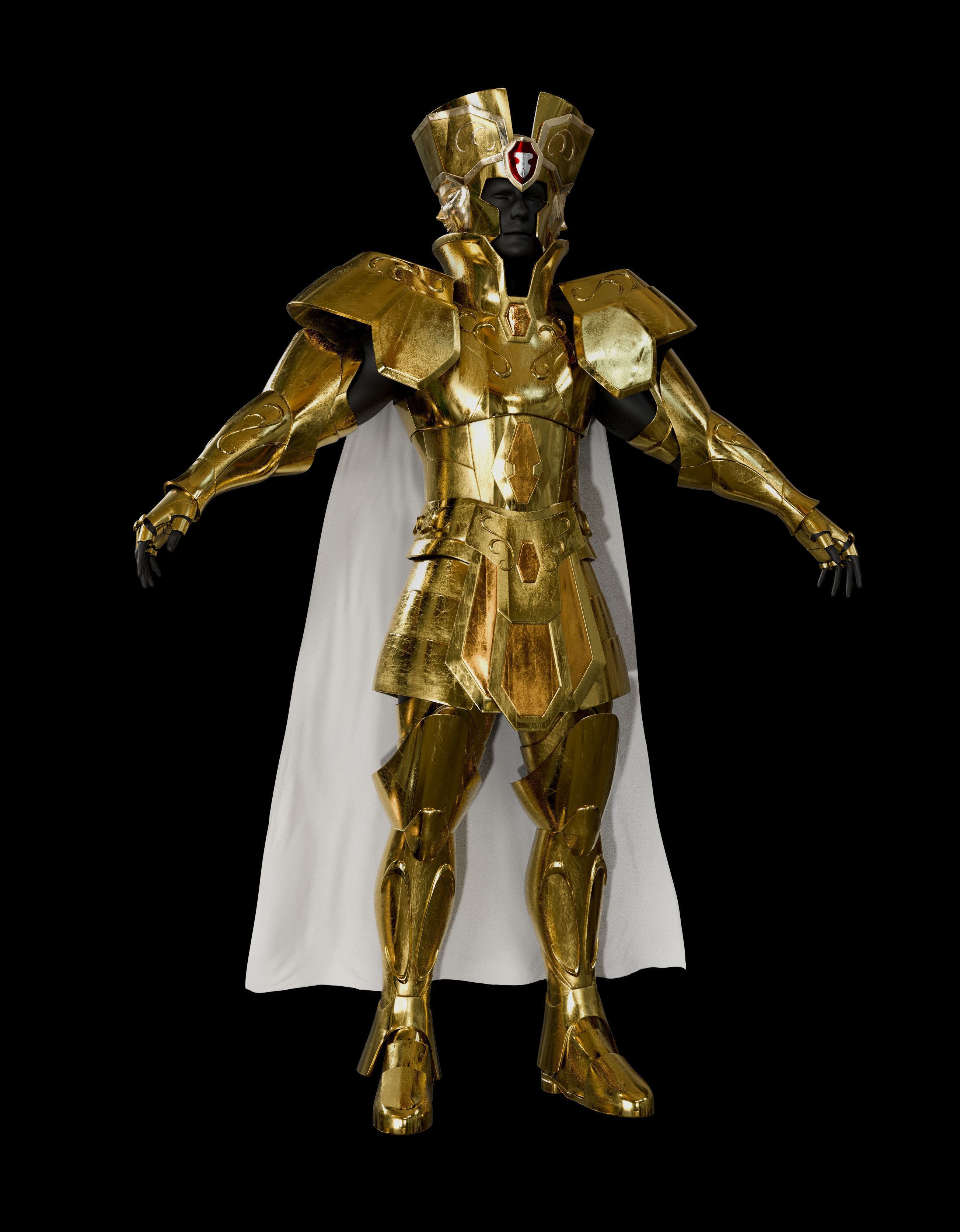 Armadura de Geminis 3D print model_2