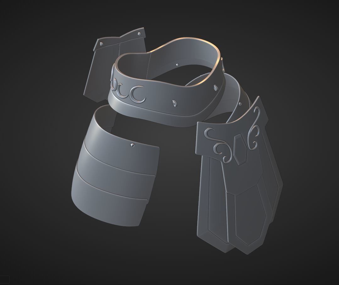 Armadura de Geminis 3D print model_8