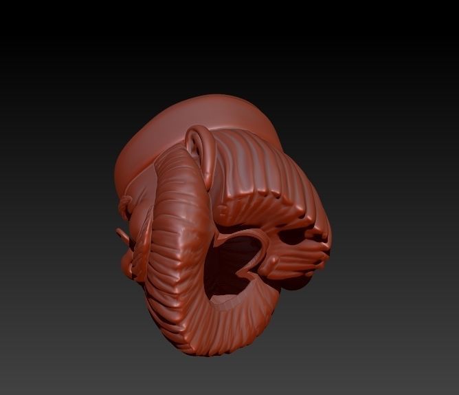 Christmas Spirit Santa Claus Saint Nick Pendant Necklace 3D print model_4