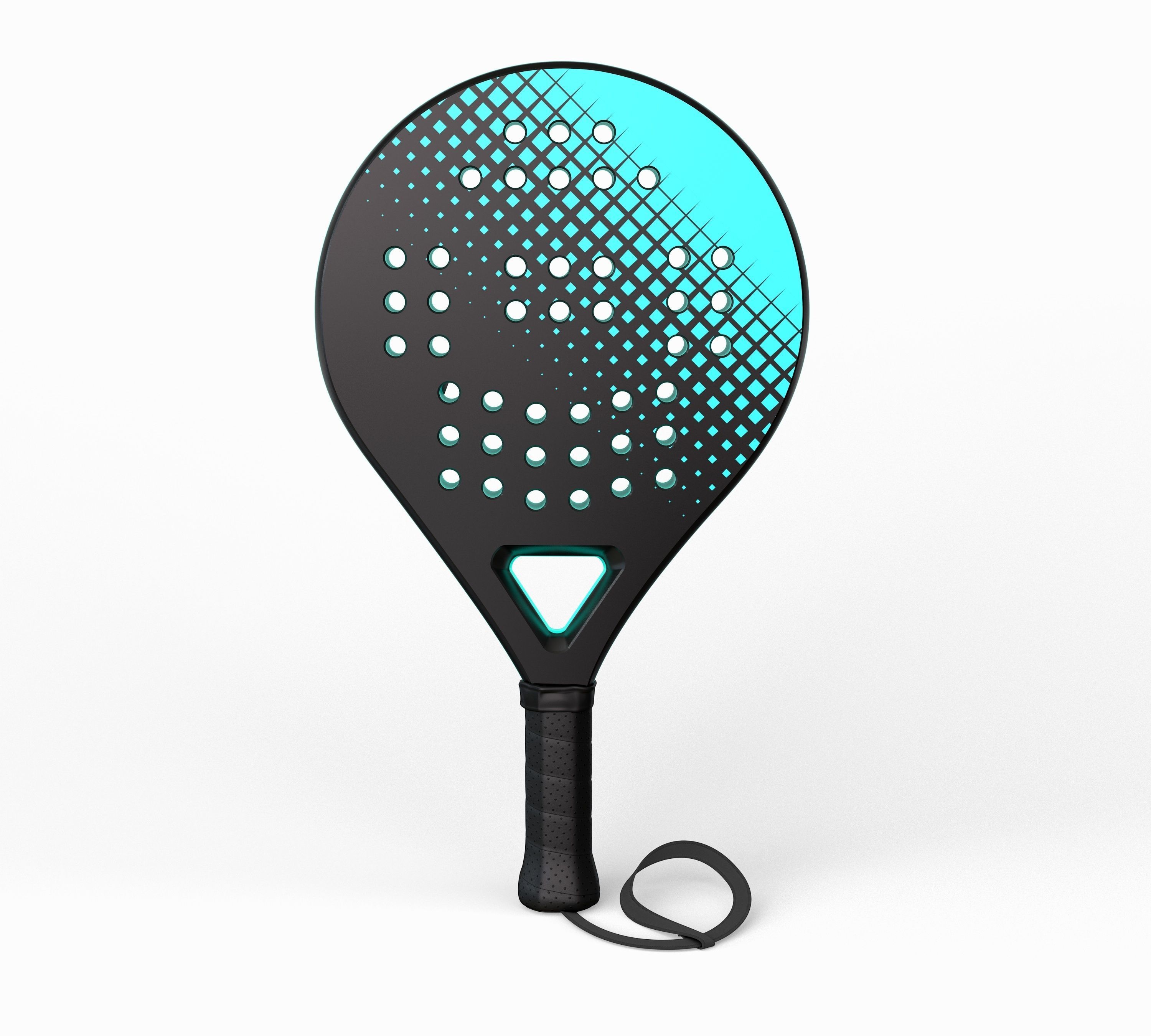 Padel Tennis Racket  3D model_1
