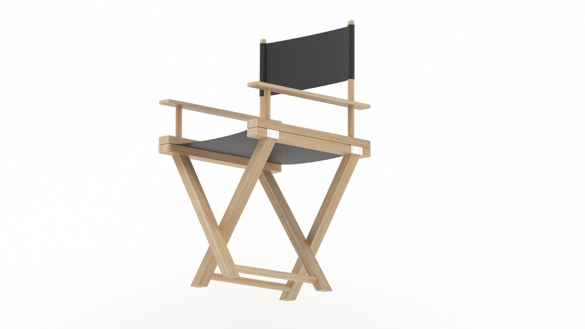 Director Chair  3D model_4