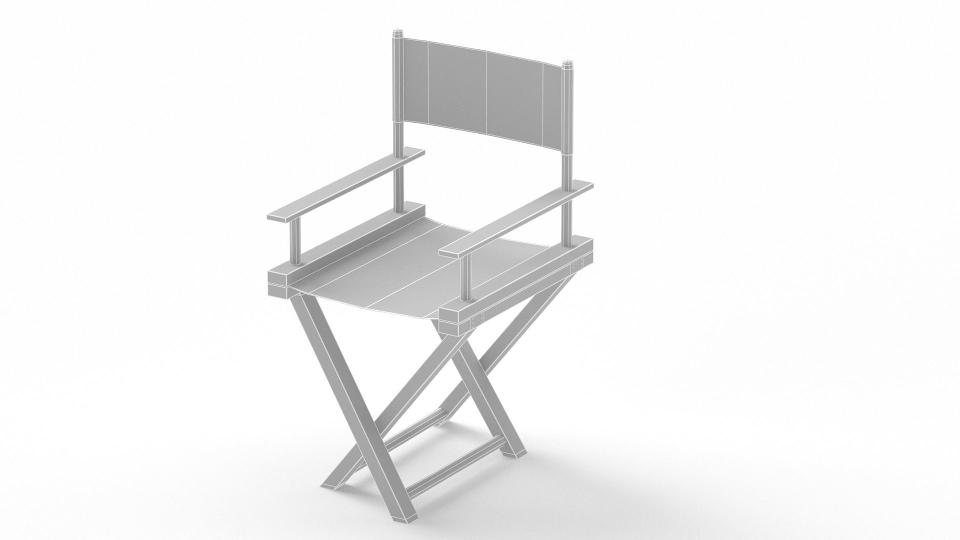 Director Chair  3D model_6
