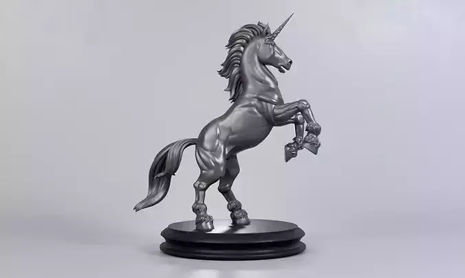 Fantasy Majestic Unicorn Model 3D print model