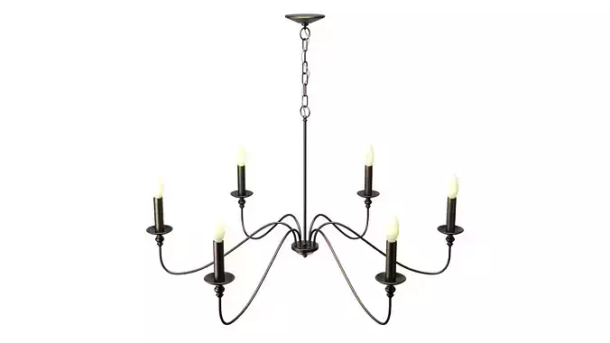 Ableton 6 - Light Candle Style Classic - Traditional Chandelier