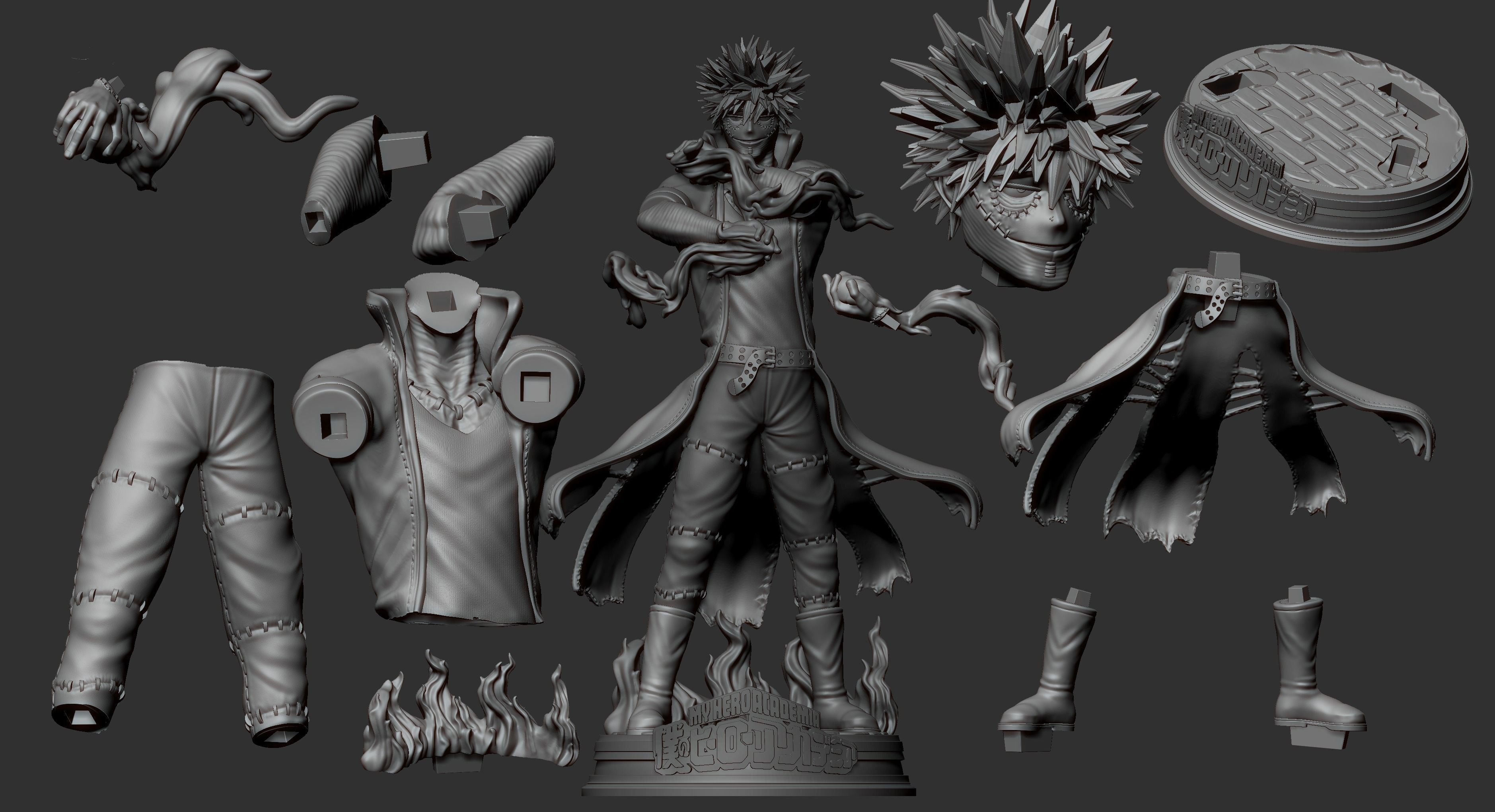 Dabi - Boku no hero academia 3D print model_7