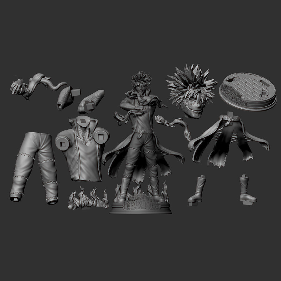 Dabi - Boku no hero academia 3D print model_6