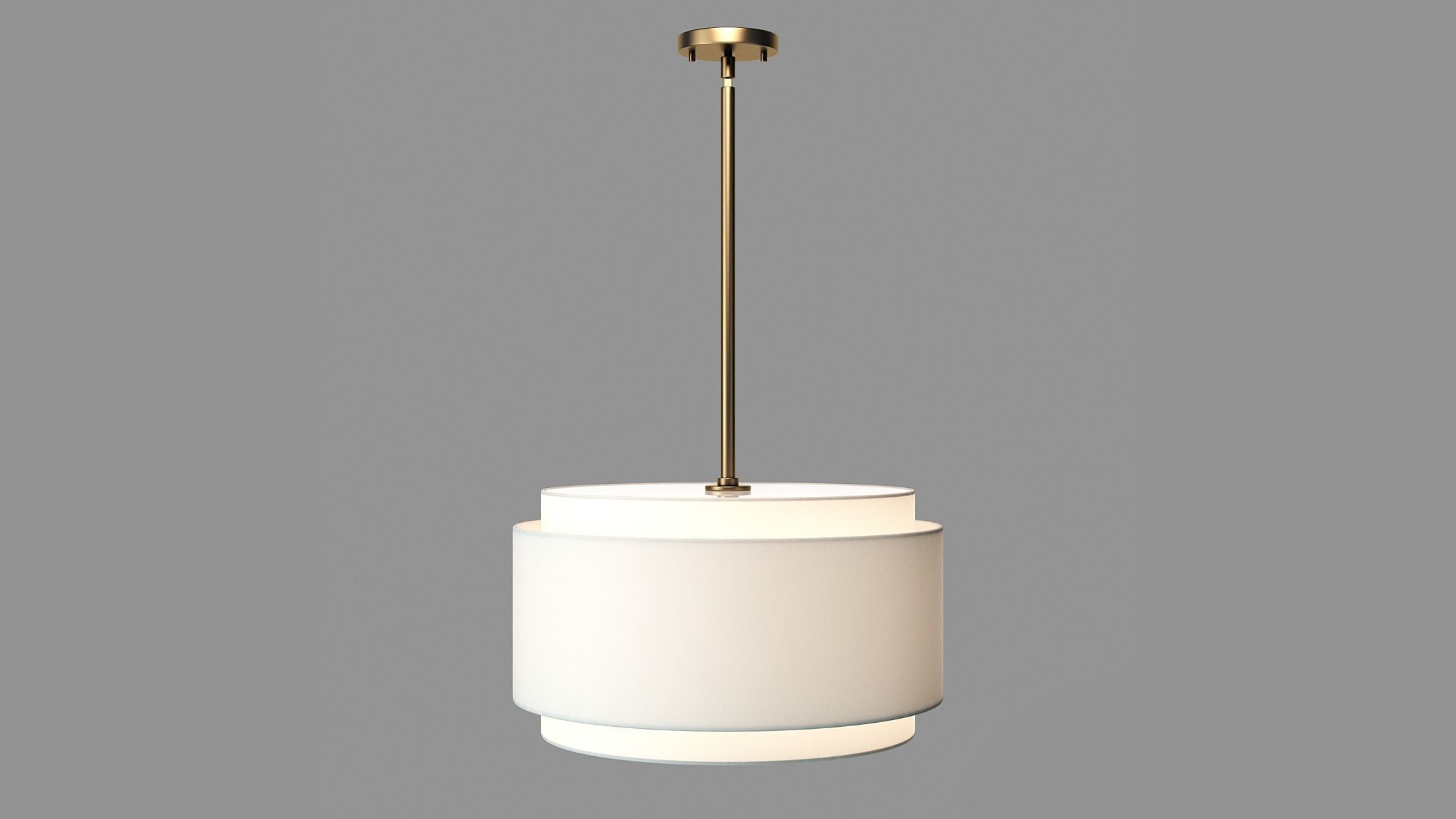 Amia 4 - Light Drum Chandelier 3D model_2