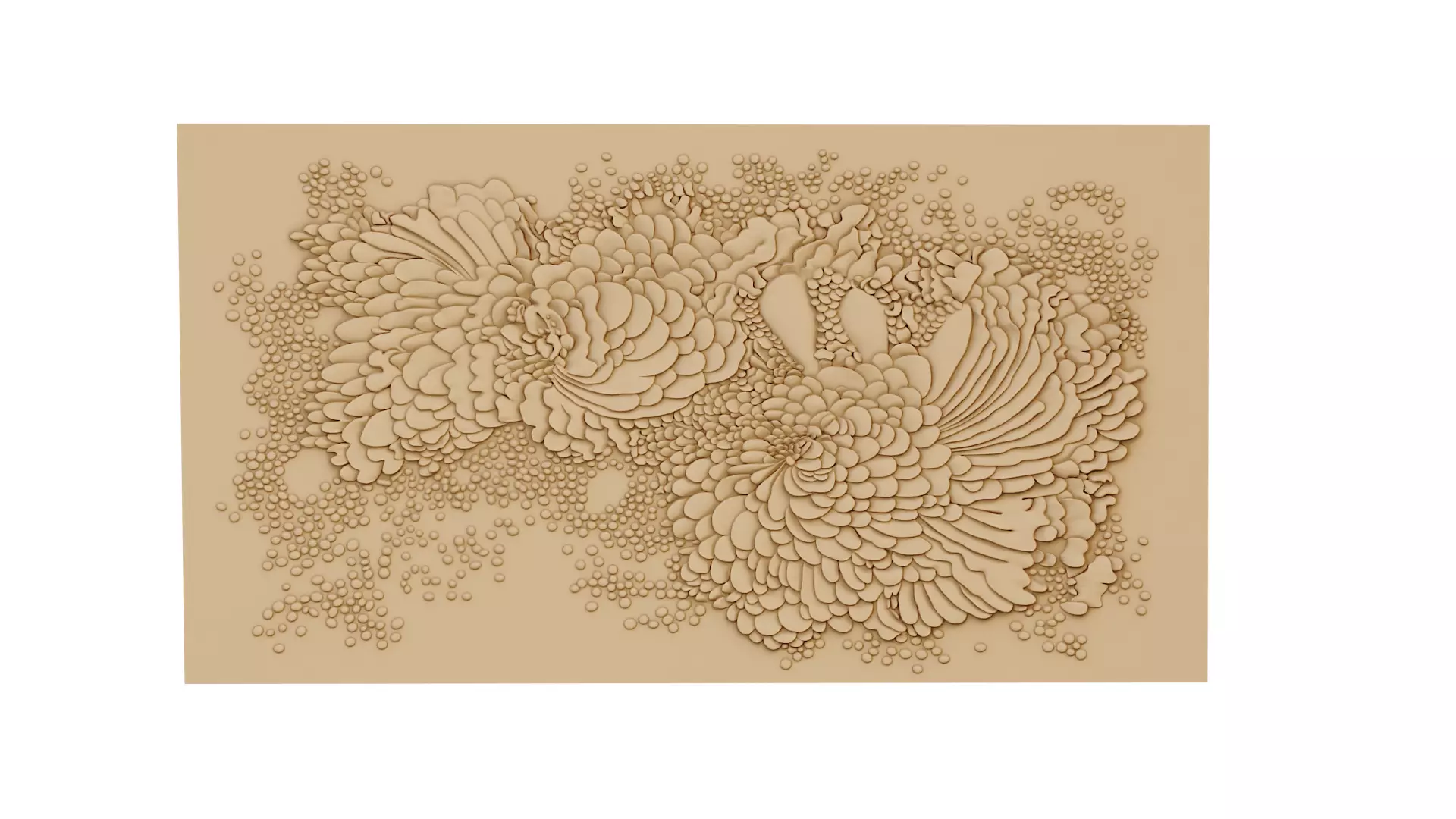 Modern decorative wall panel for cnc 01 3D model_0