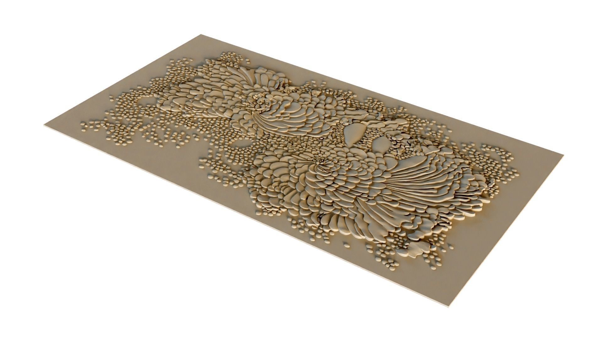 Modern decorative wall panel for cnc 01 3D model_9