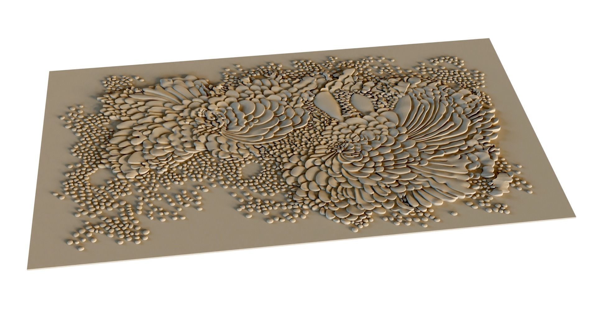 Modern decorative wall panel for cnc 01 3D model_7