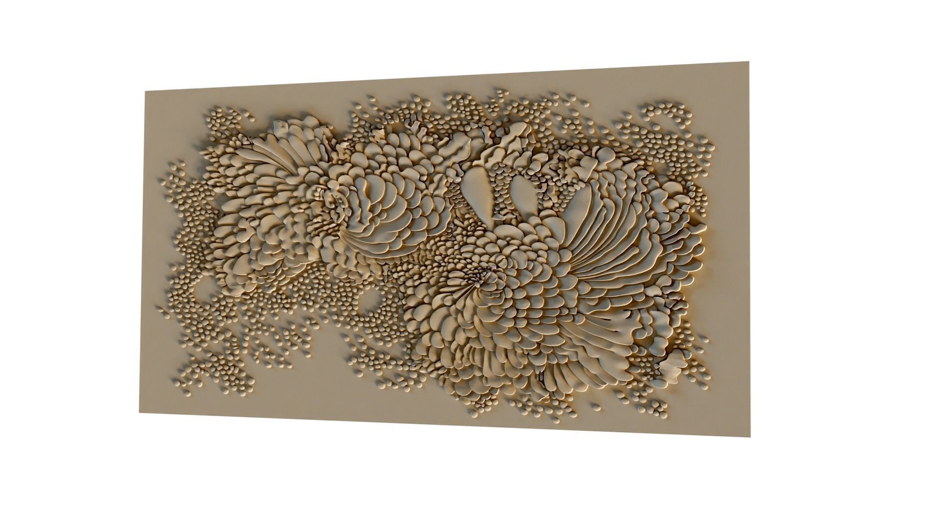 Modern decorative wall panel for cnc 01 3D model_8