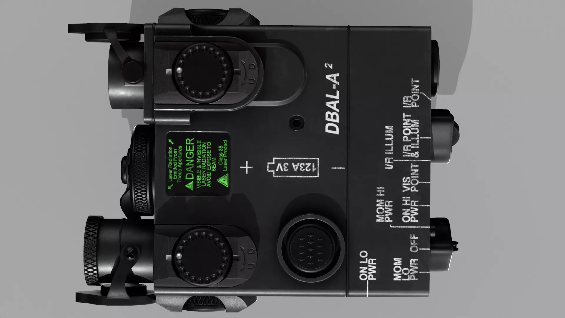 DBAL-A2 Aiming Laser Low-poly 3D model