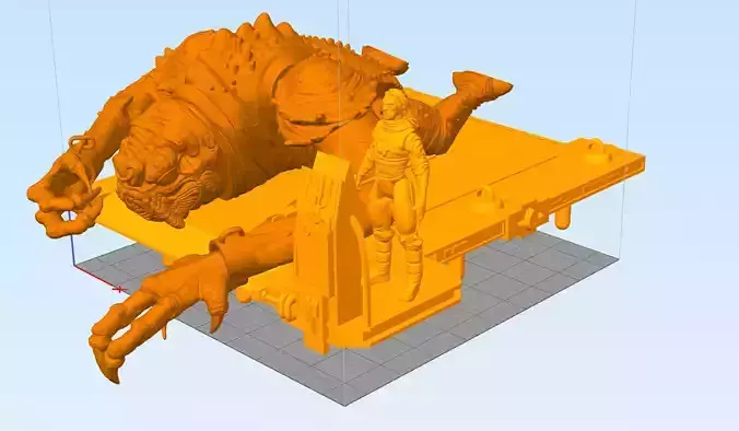 BOBA RANCOR   speeder RANCOR  Keeper  star wars for 3 75 inch  